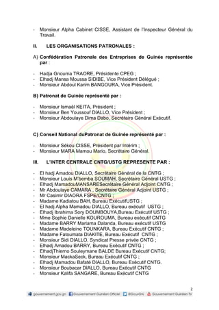Intégralité du protocole d’accord entre le gouvernement, les ...