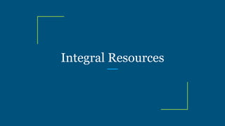 Integral Resources
 