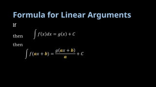 Linear Arguments Integrals NCERT Based Detailed Slides.pptx