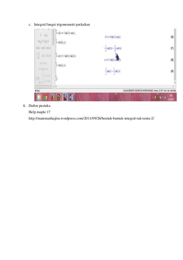 Integral tak tentu trigonometri (autosaved)