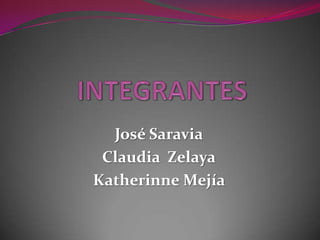 José Saravia
 Claudia Zelaya
Katherinne Mejía
 