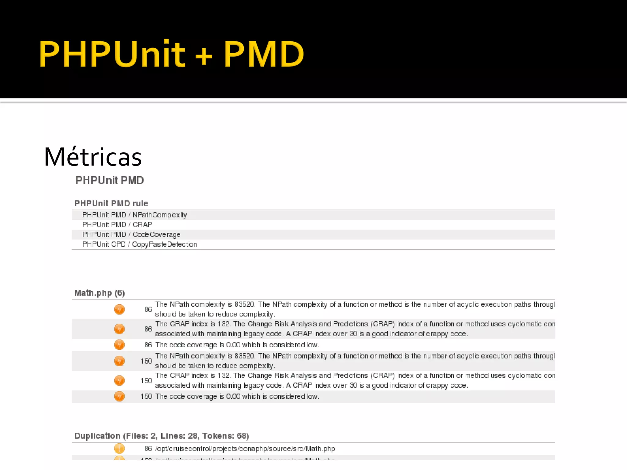 Integração Contínua com Cruise Control e phpUnderControl