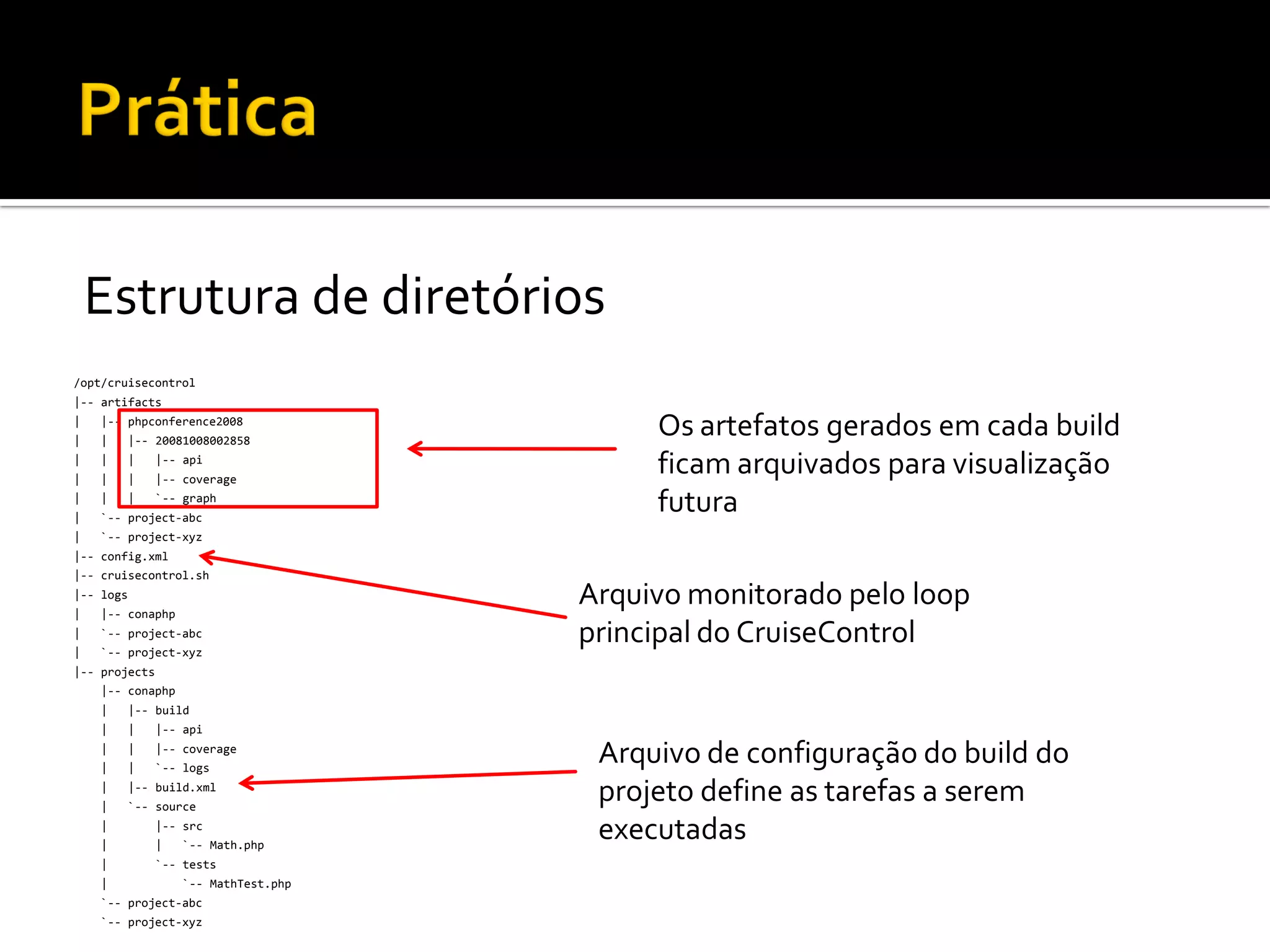 Integração Contínua com Cruise Control e phpUnderControl