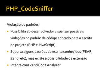 Integração Contínua com Cruise Control e phpUnderControl