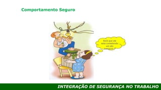 INTEGRAÇÃO DE SEGURANÇA NO TRABALHO
Comportamento Seguro
 