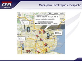 Mapa para Localização e Despacho 