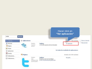 Hacer click en
“Ver aplicación”
 