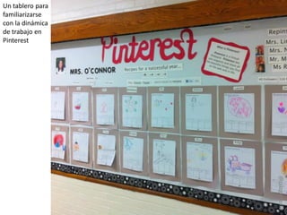 Un tablero para
familiarizarse
con la dinámica
de trabajo en
Pinterest
@pazgonzalo
 