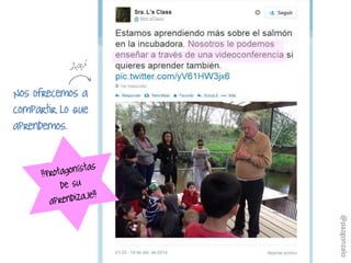 Nos Ofrecemos a
compartir lo que
aprendemos.
@pazgonzalo
 