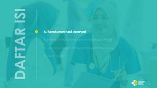 A. Rangkuman hasil observasi
3
 