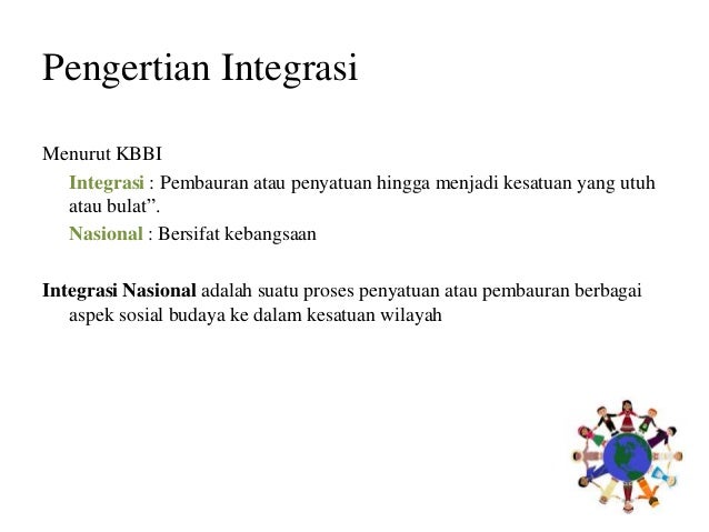 Maksud Integrasi