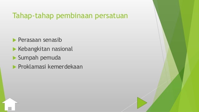 Sebutkan Tahap Tahap Pembinaan Persatuan Bangsa Indonesia
