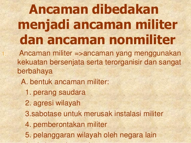 Contoh Ancaman Militer Terhadap Indonesia - Simak Gambar Contoh Ancaman Militer Terhadap Indonesia - Simak Gambar
