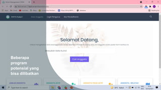 Beberapa
program
potensial yang
bisa dilibatkan
 