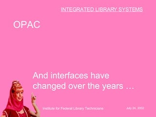 Integrated Library Systems | PPT