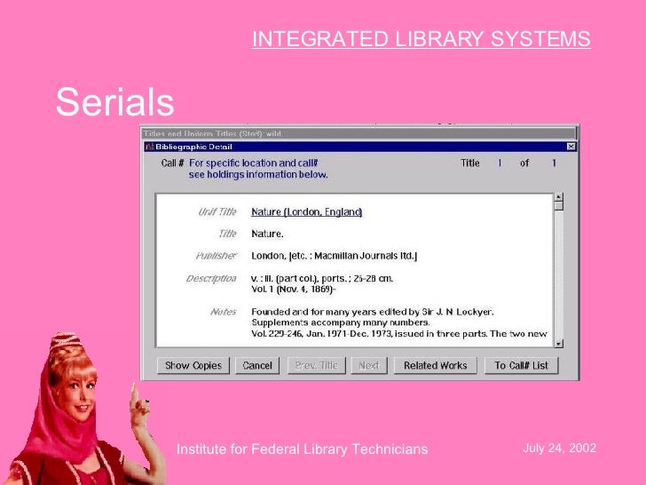 Integrated Library Systems