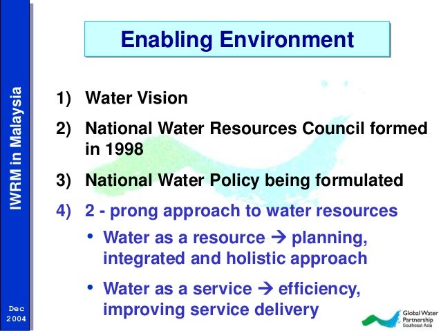 Integrated Water Resources Management in South and SouthEast Asia Water Resource Management