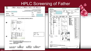 case presentation on diagnosis of beta thalassemia major | PPTX
