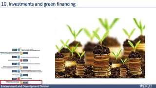Environment and Development Division
10. Investments and green financing
 