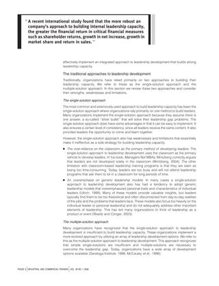 Integrated approach to leadership | PDF
