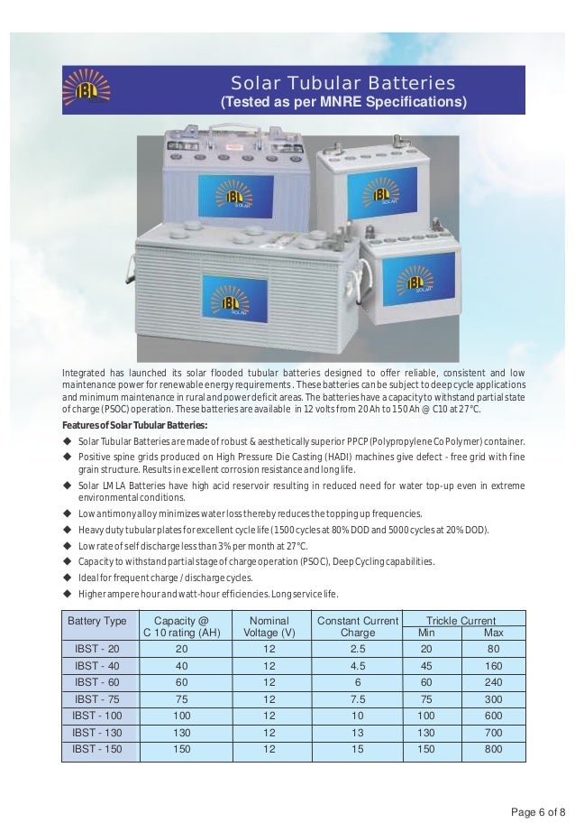 Integrated Batteries India Private Limited, New Delhi, Lead Acid Batteries