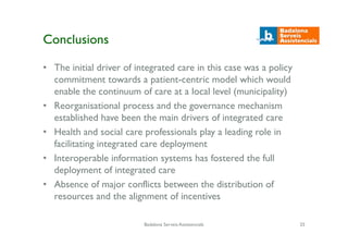 BSA: Integrated care delivery model | PDF