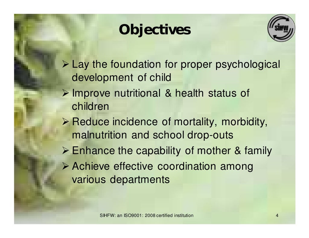 Integrated Child Development Scheme ICDS 