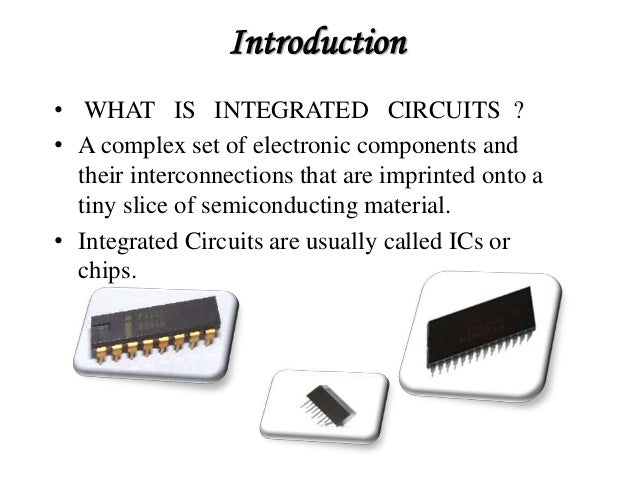 Integrated circuits