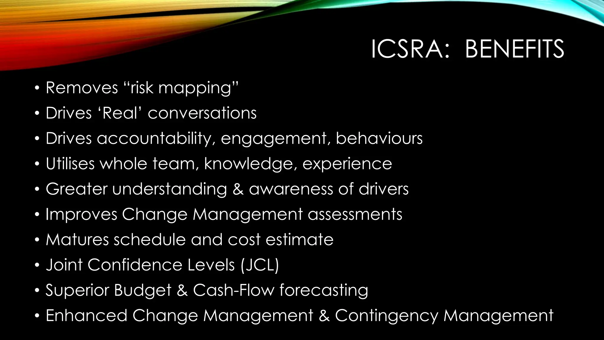 Integrated Cost and Schedule Risk Analysis (ICSRA), Demystified webinar ...