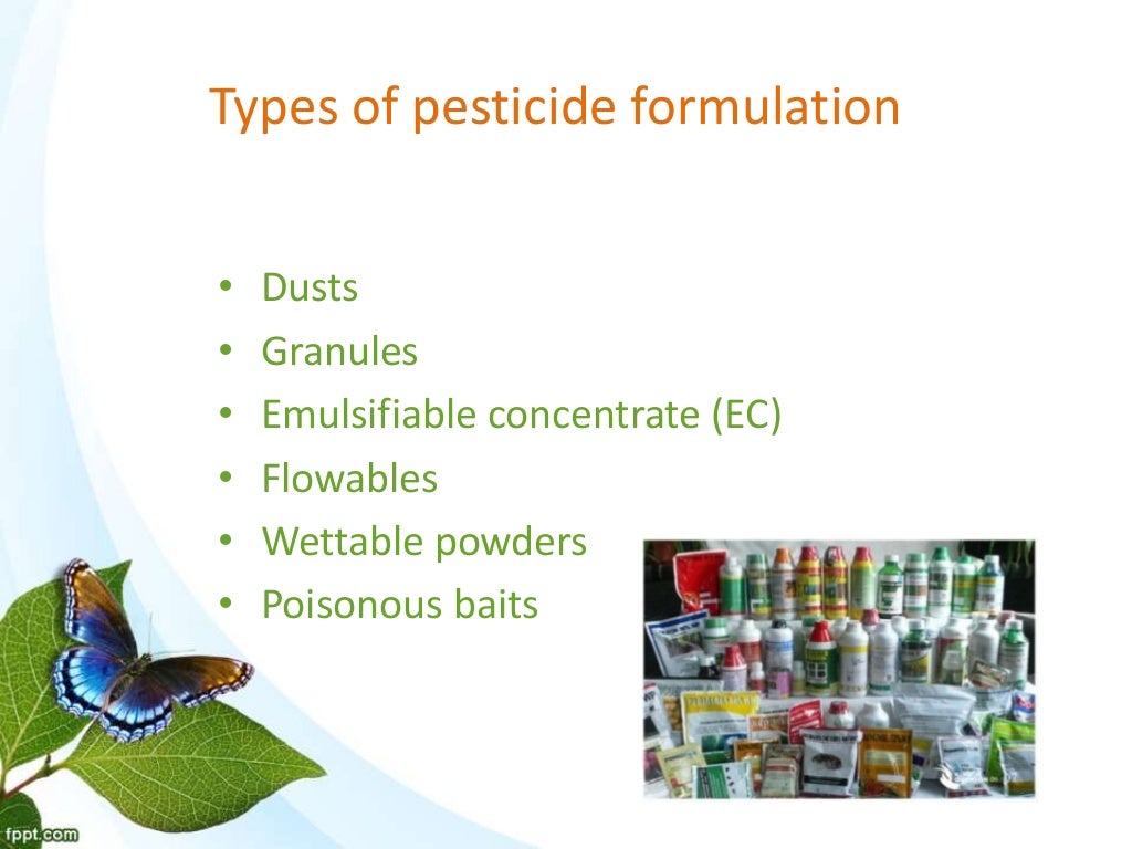 Chemical control of pest management
