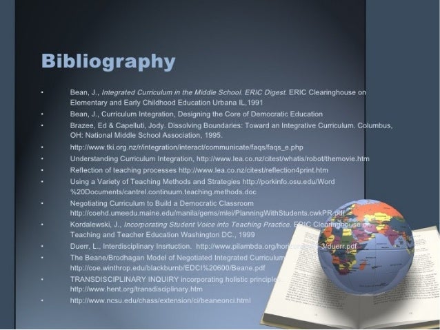 Integrated Curriculum Design