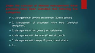 Integrated disease management (IDM)