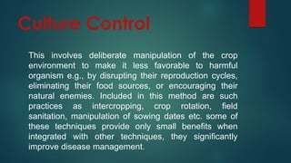 Integrated disease management (IDM)