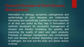 Integrated disease management (IDM)