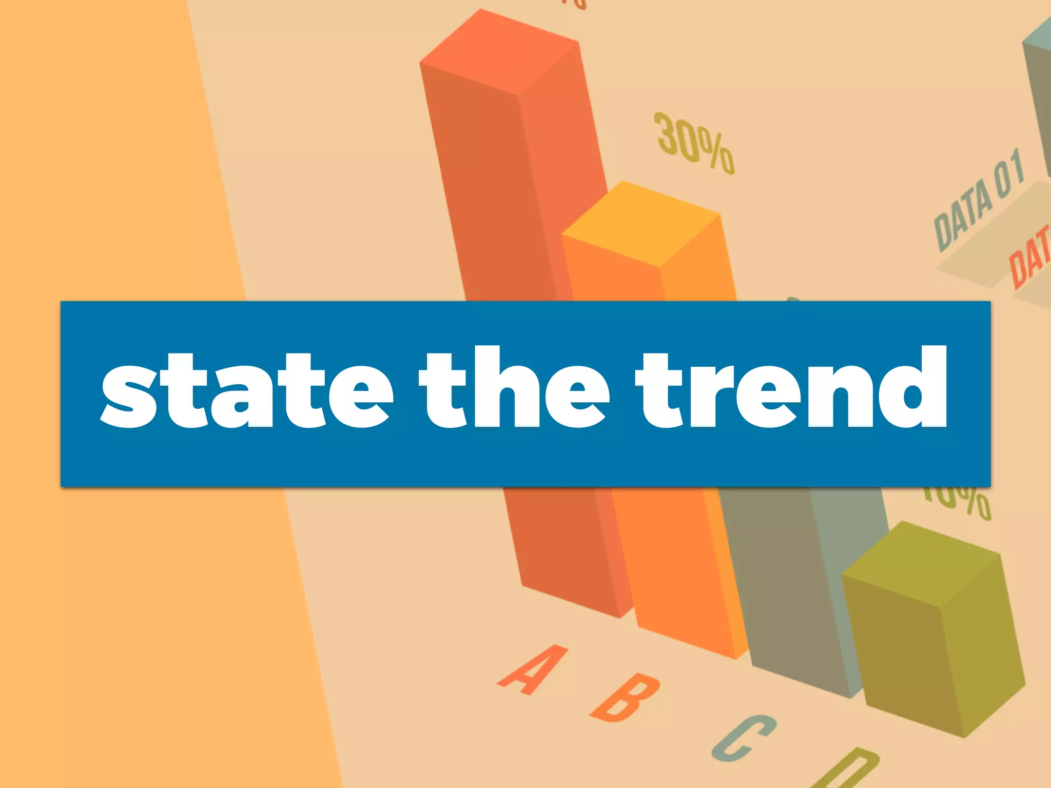 state the trend
 
