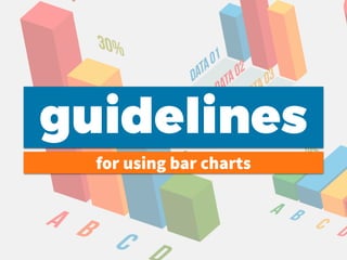 guidelines
for using bar charts
 