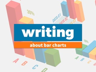 writing
about bar charts
 
