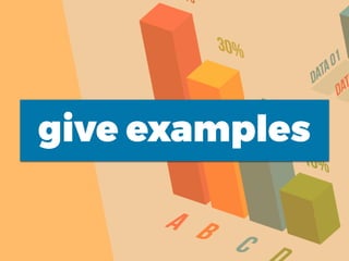 give examples
 