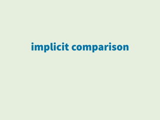 implicit comparison
 