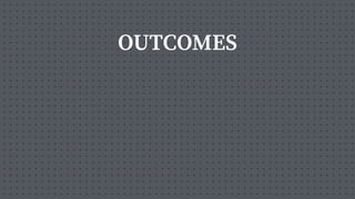 OUTCOMES
 