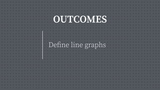OUTCOMES
De
fi
ne line graphs
 