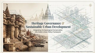Heritage Governance and Sustainable Development Goals (SDGs ...
