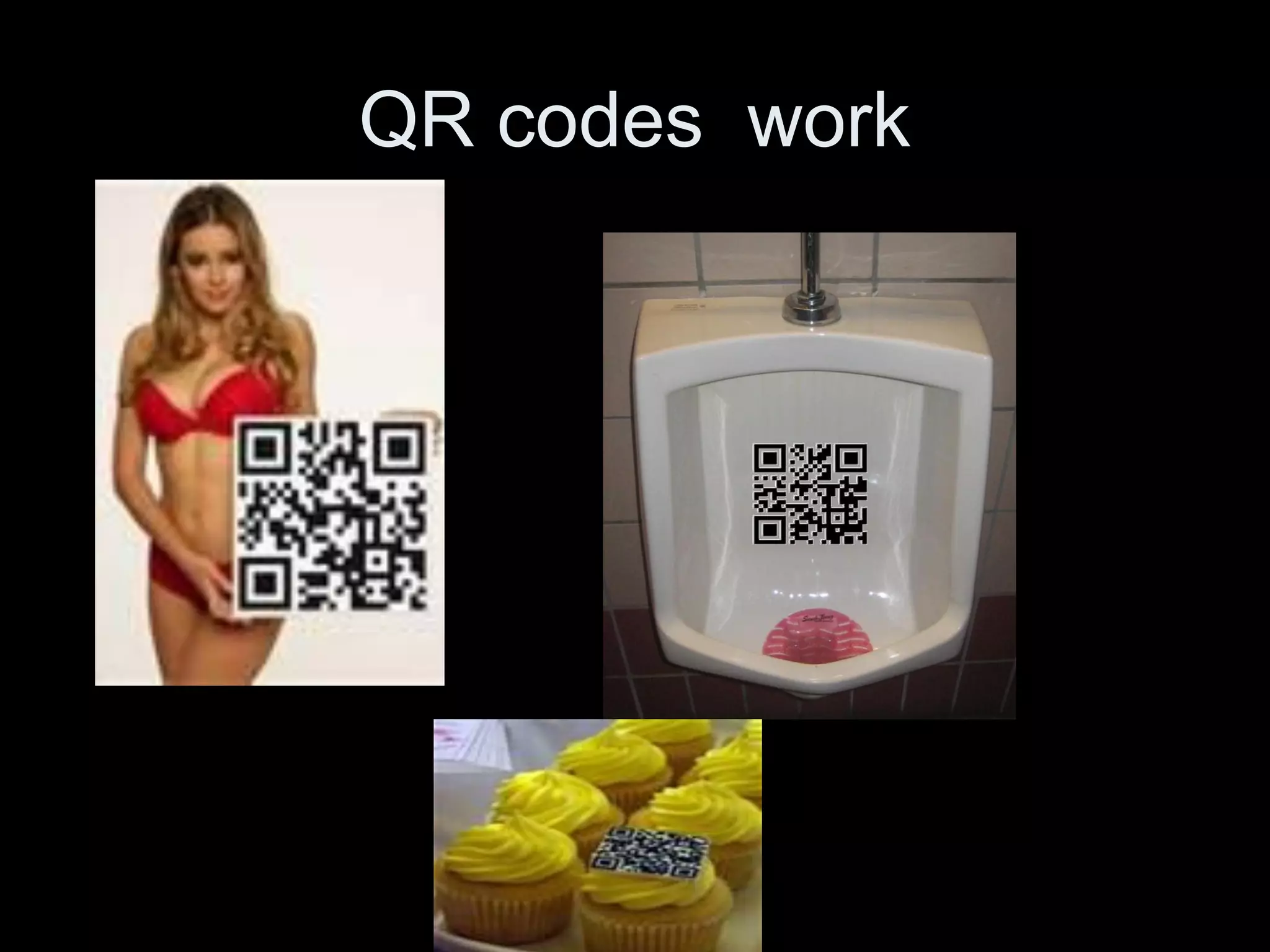 QR codes work
 