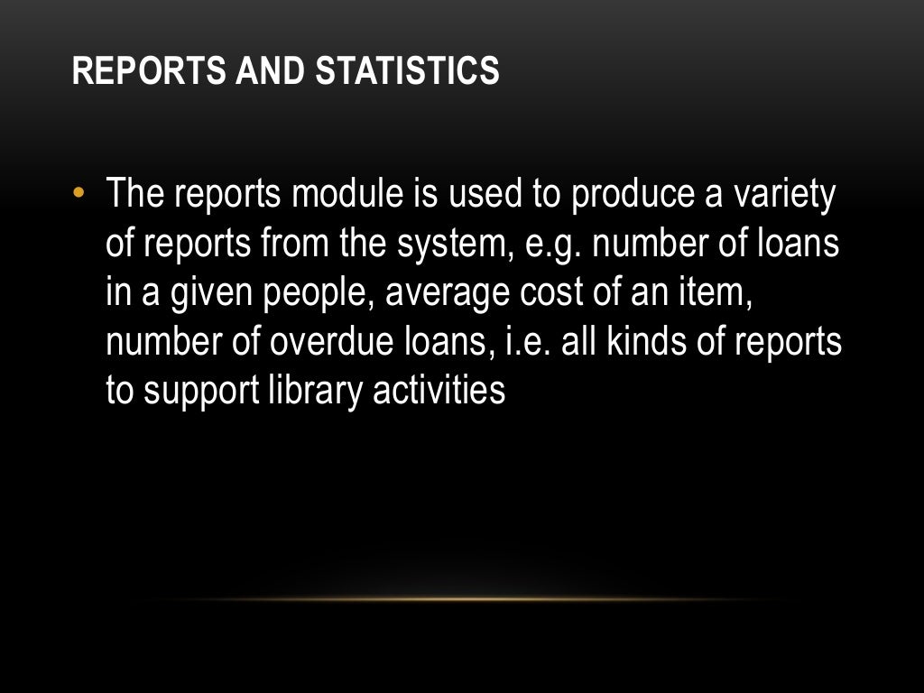 Integrated Library Management Systems