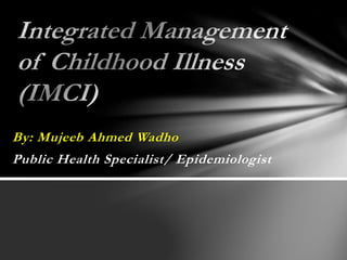 By: Mujeeb Ahmed Wadho
Public Health Specialist/ Epidemiologist
 