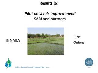 Integrated management of small reservoirs for multiple uses Volta Basin Development Challenge v3