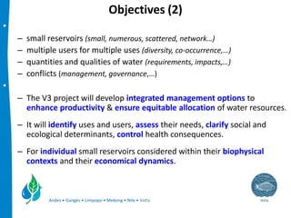 Integrated management of small reservoirs for multiple uses Volta Basin Development Challenge v3