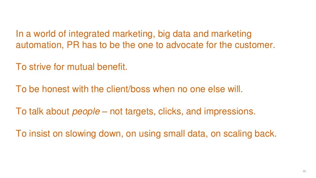 What Does Integrated Marketing Mean To Today s and Tomorrow s PR Pr 