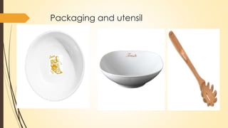 Packaging and utensil
 