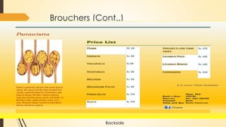 Brouchers (Cont..)
Backside
 
